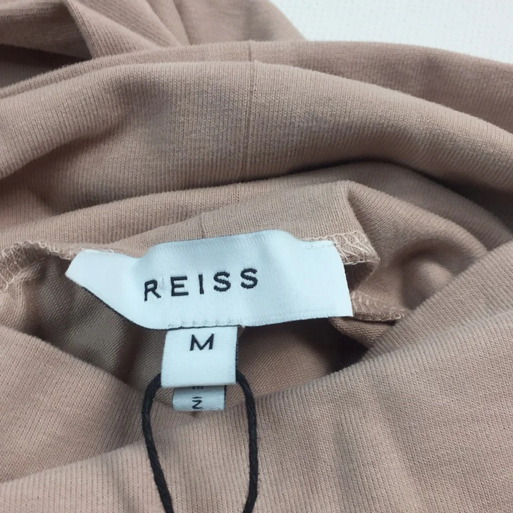 NWT REISS PHOEBE JERSEY ROLLNECK TOP NUDE - Picture 8 of 12